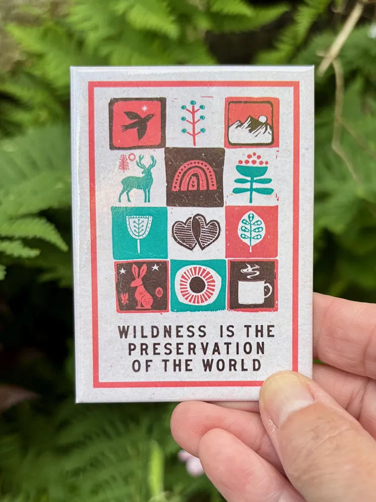 wildness fridge magnet